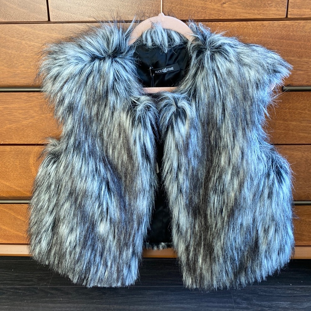 Alice & Trixie Faux Fur “Rocker” Vest (Size XS/S)